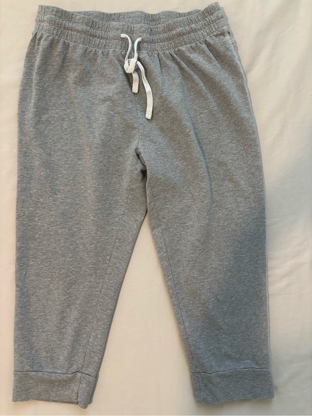 Fabletics Heather Gray Drawstring Jogger Sweatpants Women’s Medium